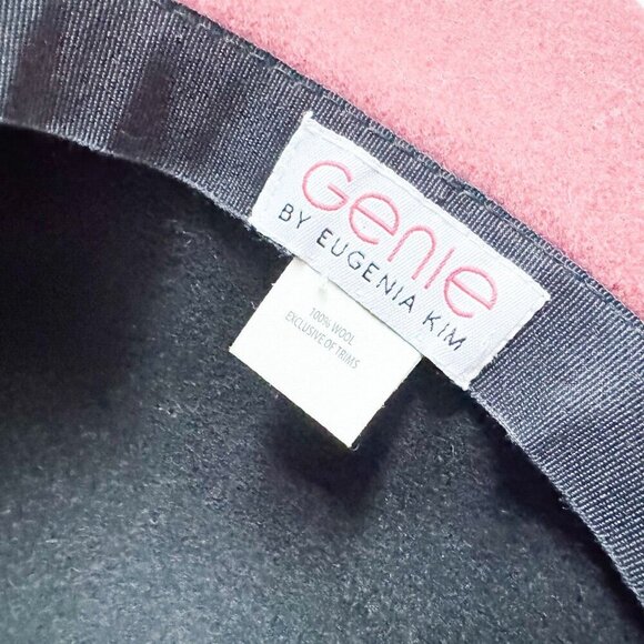 Genie by Eugenia Kim Two Tone Burgundy Black Wool Boho Hat - Picture 6 of 6